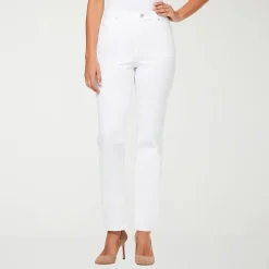Gloria Vanderbilt Amanda Womens High Rise Stretch Fabric Tapered Leg Jean