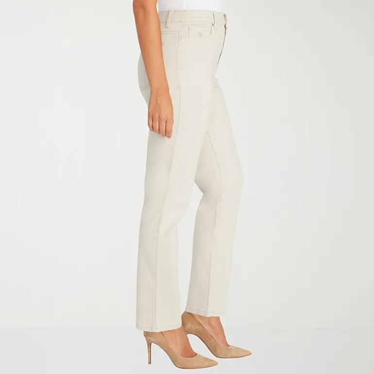 Gloria Vanderbilt Amanda Womens High Rise Stretch Fabric Tapered Leg Jean