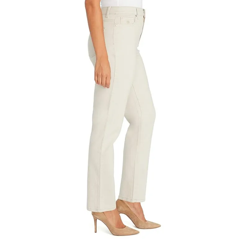 Gloria Vanderbilt Amanda Womens High Rise Stretch Fabric Tapered Leg Jean