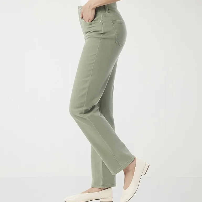 Gloria Vanderbilt Amanda Womens High Rise Stretch Fabric Tapered Leg Jean