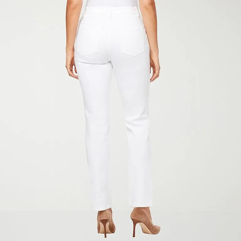 Gloria Vanderbilt Amanda Womens High Rise Stretch Fabric Tapered Leg Jean