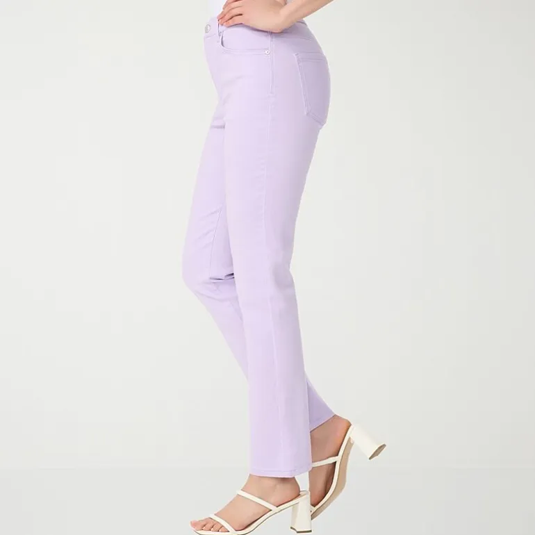 Gloria Vanderbilt Amanda Womens High Rise Stretch Fabric Tapered Leg Jean