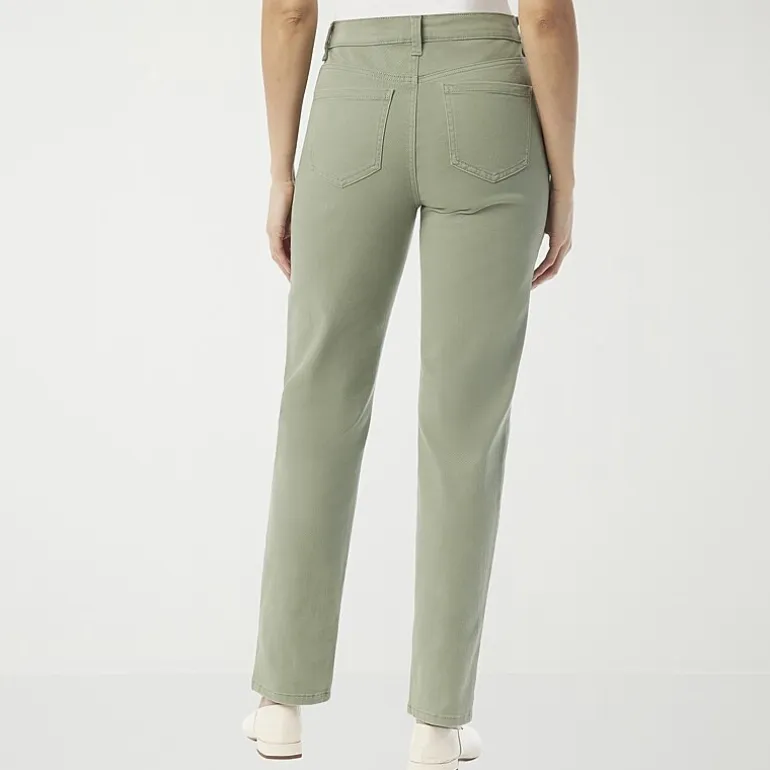 Gloria Vanderbilt Amanda Womens High Rise Stretch Fabric Tapered Leg Jean