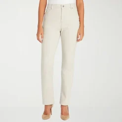 Gloria Vanderbilt Amanda Womens High Rise Stretch Fabric Tapered Leg Jean