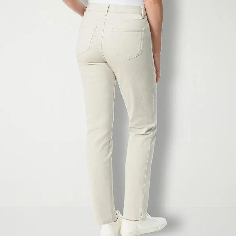 Gloria Vanderbilt Amanda Womens High Rise Stretch Fabric Tapered Leg Jean