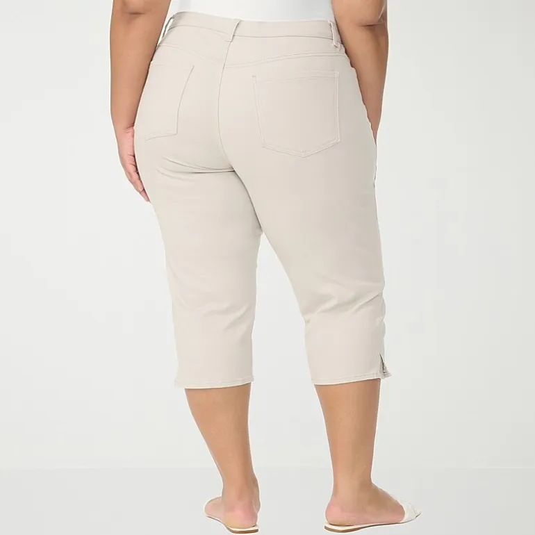 Gloria Vanderbilt Amanda Womens Plus Capri Jean