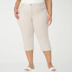Gloria Vanderbilt Amanda Womens Plus Capri Jean