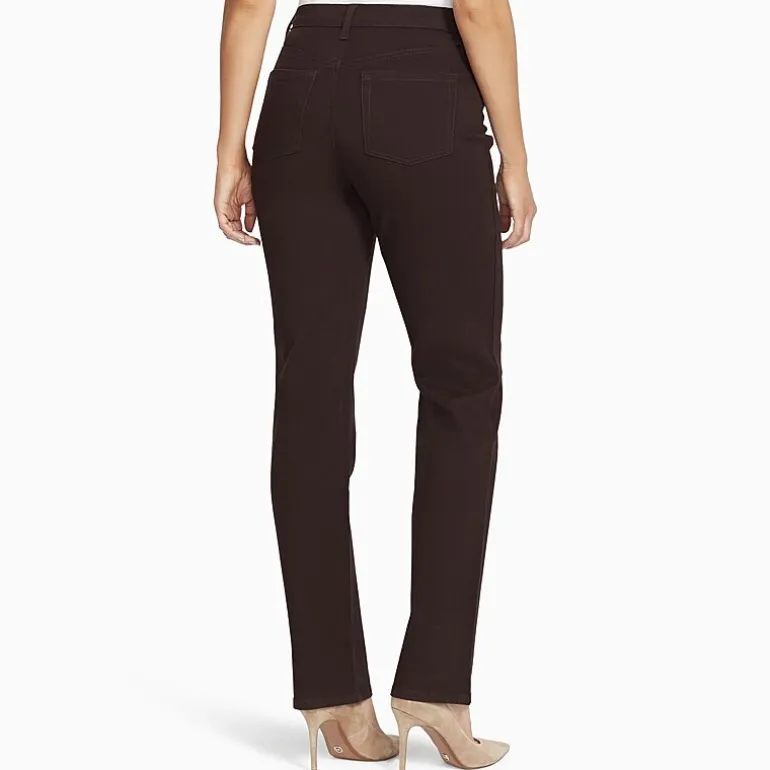 Gloria Vanderbilt Amanda Womens High Rise Stretch Fabric Tapered Leg Jean