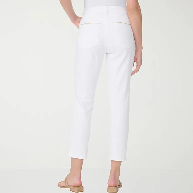 Gloria Vanderbilt Amanda Womens Straight Leg Ankle Jean