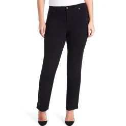 Gloria Vanderbilt Amanda Womens High Rise Stretch Fabric Tapered Leg Jean
