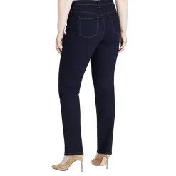 Gloria Vanderbilt Amanda Womens High Rise Stretch Fabric Tapered Leg Jean