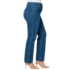 Gloria Vanderbilt Amanda Womens High Rise Stretch Fabric Tapered Leg Jean
