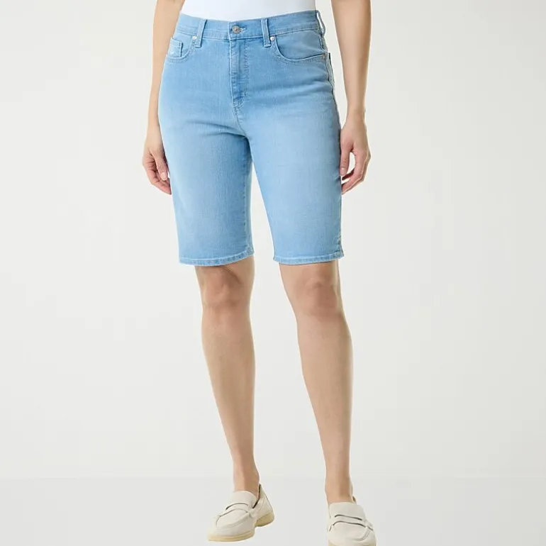 Gloria Vanderbilt Womens Amanda Denim Bermuda Short