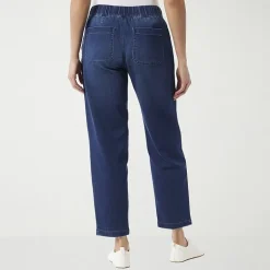 Gloria Vanderbilt Womens Anya Straight Leg Knit Denim