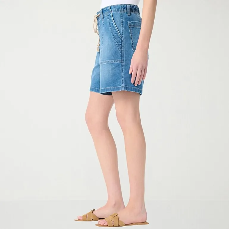 Gloria Vanderbilt Womens 7" Denim Short