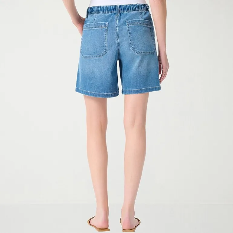 Gloria Vanderbilt Womens 7" Denim Short