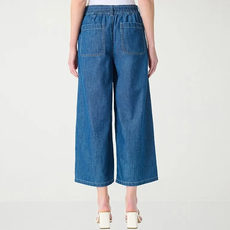 Gloria Vanderbilt Womens High Rise Cropped Jean