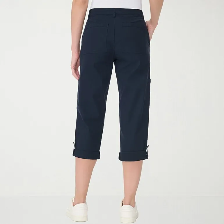 Gloria Vanderbilt® Womens Mid Rise Utility Cargo Capris