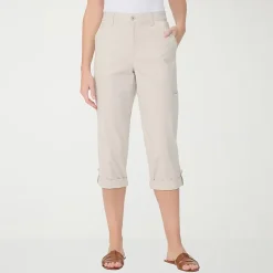 Gloria Vanderbilt® Womens Mid Rise Utility Cargo Capris