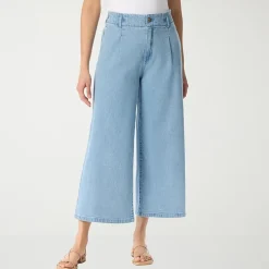 Gloria Vanderbilt Womens Wide Leg Cropped Pant