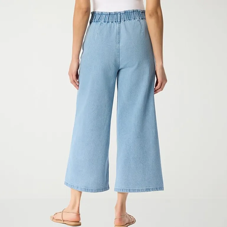 Gloria Vanderbilt Womens Wide Leg Cropped Pant