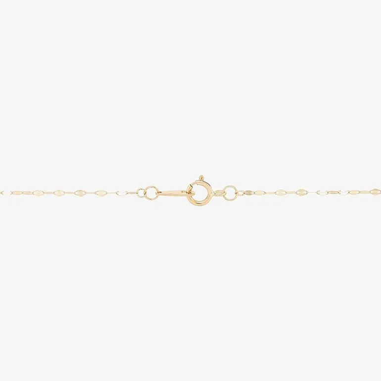 Gold Addiction Lariat Style Womens 14K Gold 18 Inch Y Necklace