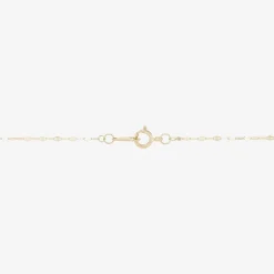 Gold Addiction Lariat Style Womens 14K Gold 18 Inch Y Necklace