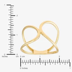 Gold Addiction Womens 10K Gold Band