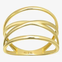 Gold Addiction Womens 10K Gold Band