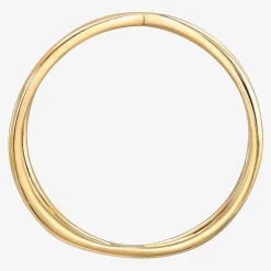 Gold Addiction Womens 10K Gold Crossover Band
