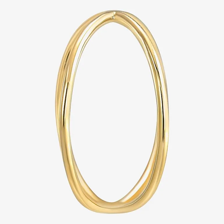 Gold Addiction Womens 10K Gold Crossover Band