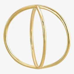 Gold Addiction Womens 10K Gold Crossover Band