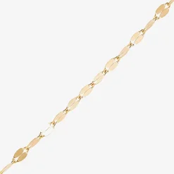 Gold Addiction Womens 10K Gold 18 Inch Chain Necklace