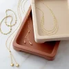 Gold Addiction Womens 14K Gold 17 Inch Link Necklace