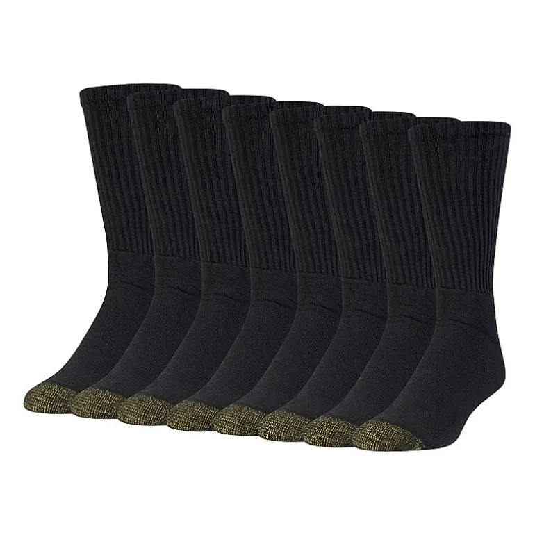 Gold Toe Athletic Sport Bonus Pack Mens 8 Pair Crew Socks