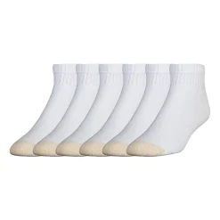 Gold Toe Athletic Sport Mens Breathable Multi-Pack 6 Pair Quarter Ankle Socks