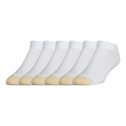 Gold Toe Athletic Sport Mens Breathable Multi-Pack 6 Pair Low Cut Socks