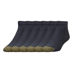 Gold Toe Athletic Sport Mens Breathable 6 Pair Big and Tall Quarter Ankle Socks