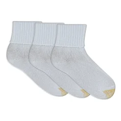 Gold Toe Bermuda Womens 3 Pair Turncuff Socks