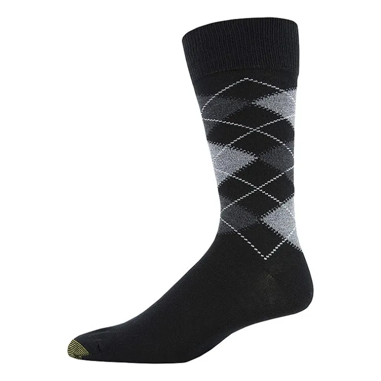 Gold Toe Campbell Mens 6 Pair Crew Socks