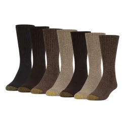 Gold Toe Harrington Bonus Pack Mens 7 Pair Crew Socks
