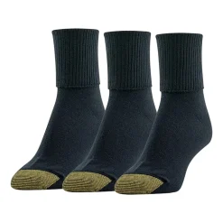 Gold Toe Ultra Soft Womens Multi-Pack 3 Pair Turncuff Socks