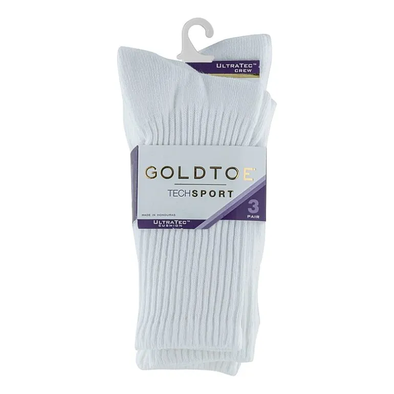 Gold Toe Ultra Tec Womens 3 Pair Crew Socks