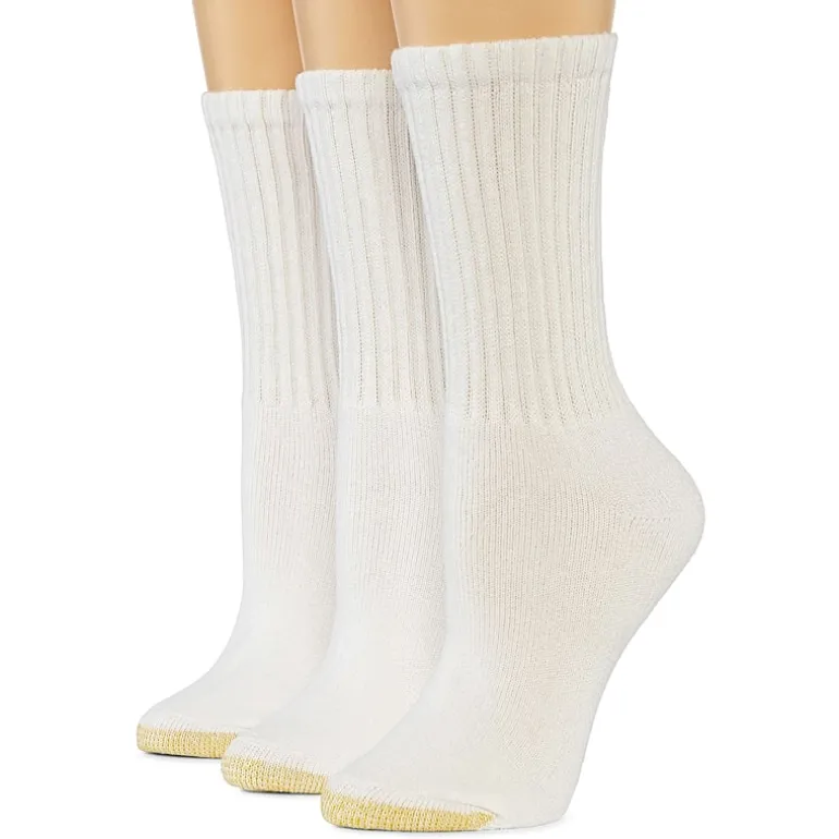 Gold Toe Ultra Tec Womens 3 Pair Crew Socks