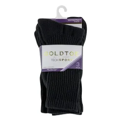 Gold Toe Ultra Tec Womens 3 Pair Crew Socks