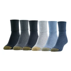 Gold Toe Womens 6 Pair Turncuff Socks