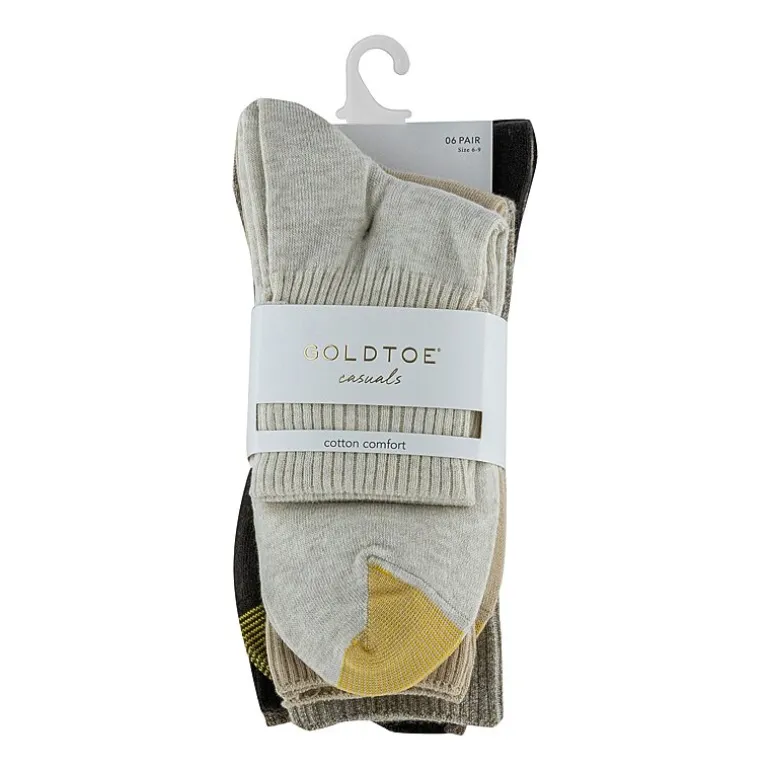 Gold Toe Womens 6 Pair Turncuff Socks