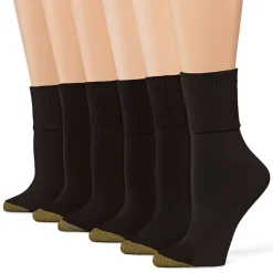 Gold Toe Womens 6 Pair Turncuff Socks