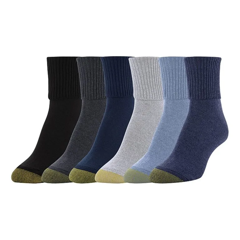 Gold Toe Womens 6 Pair Turncuff Socks