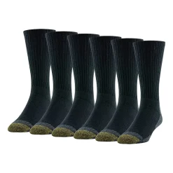 Gold Toe Work Mens 6 Pair Crew Socks